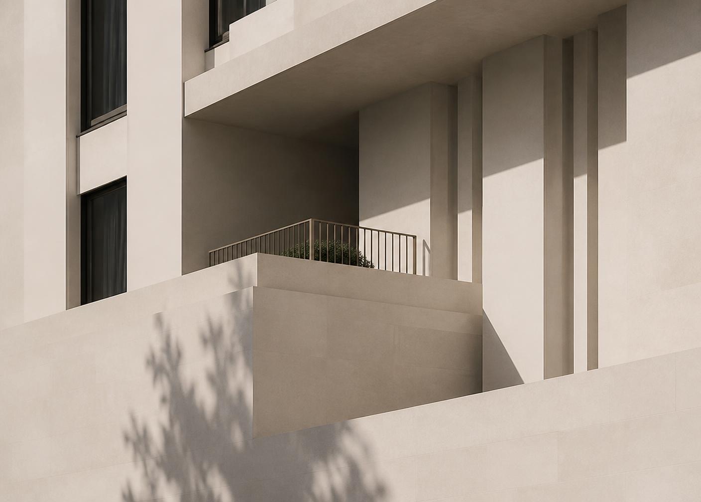 A restrained real estate identity and property listing study