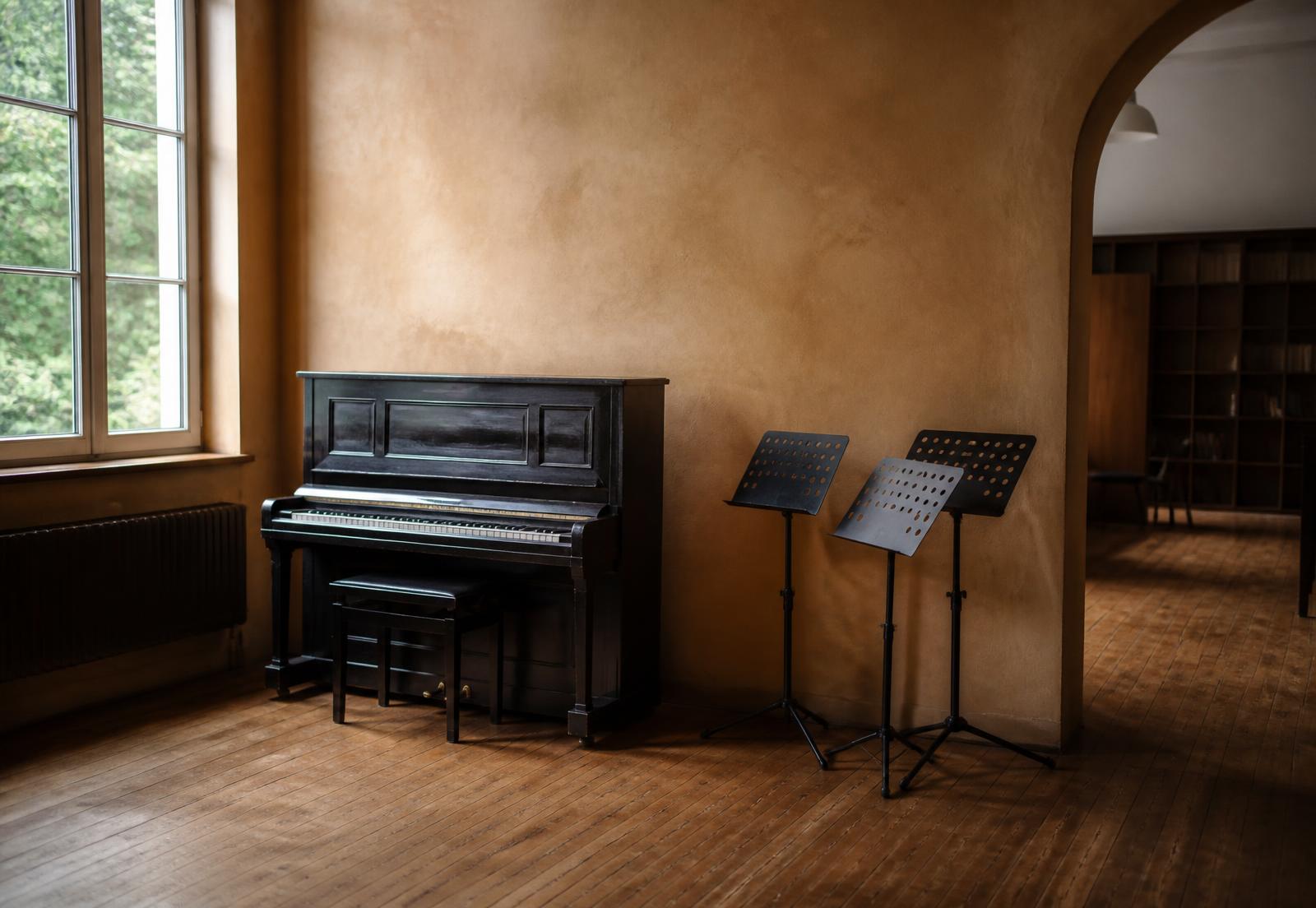 A warm editorial identity study for a community music academy